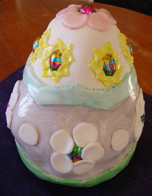 decorating cakes for easter. Easter Egg Cake
