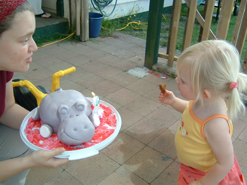 Xanthe's Hippo Cake