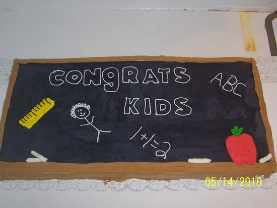 Back to school cake